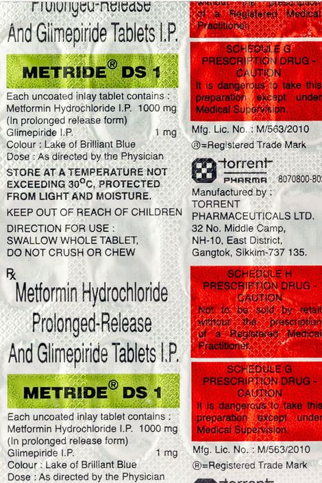 Metride DS 1 Tablets PR