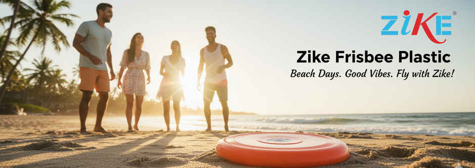 Zike Ultimate Frisbee - Size Large, Red Colour for Outdoor Fun