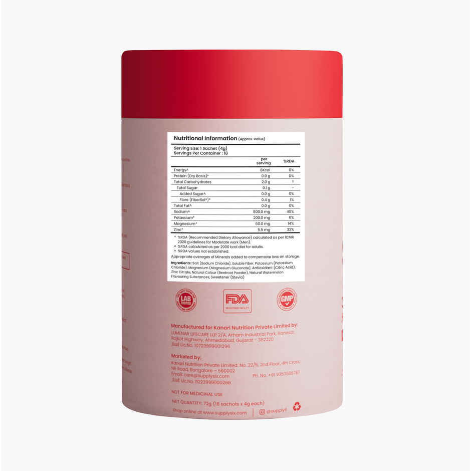 Supply6 Salts Watermelon Electrolyte Mix