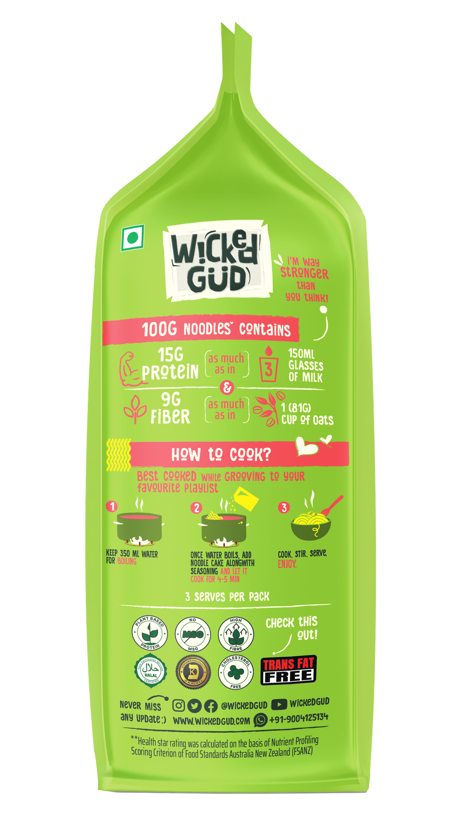 Wickedgud Masala Instant Noodles