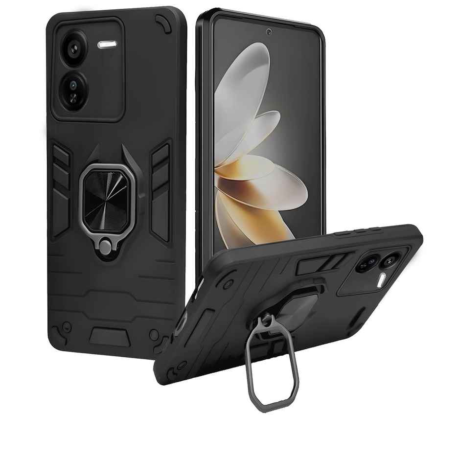 Artistque Case for Iqoo Z9x 5g Back Cover - Ring Stand Armor Cover