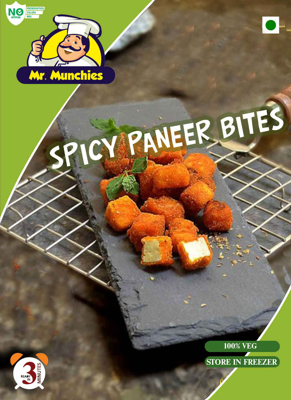 Mr. Munchies Spicy Paneer Bites