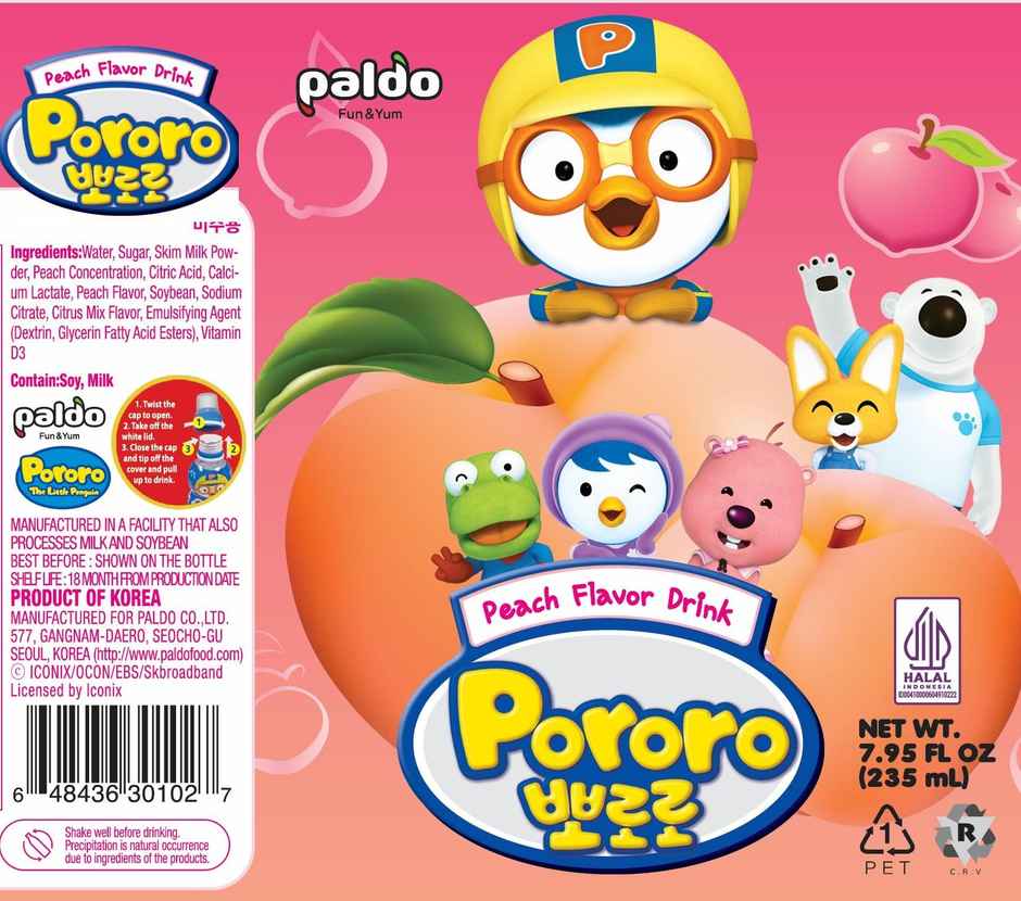 Paldo Imported Peach Juice