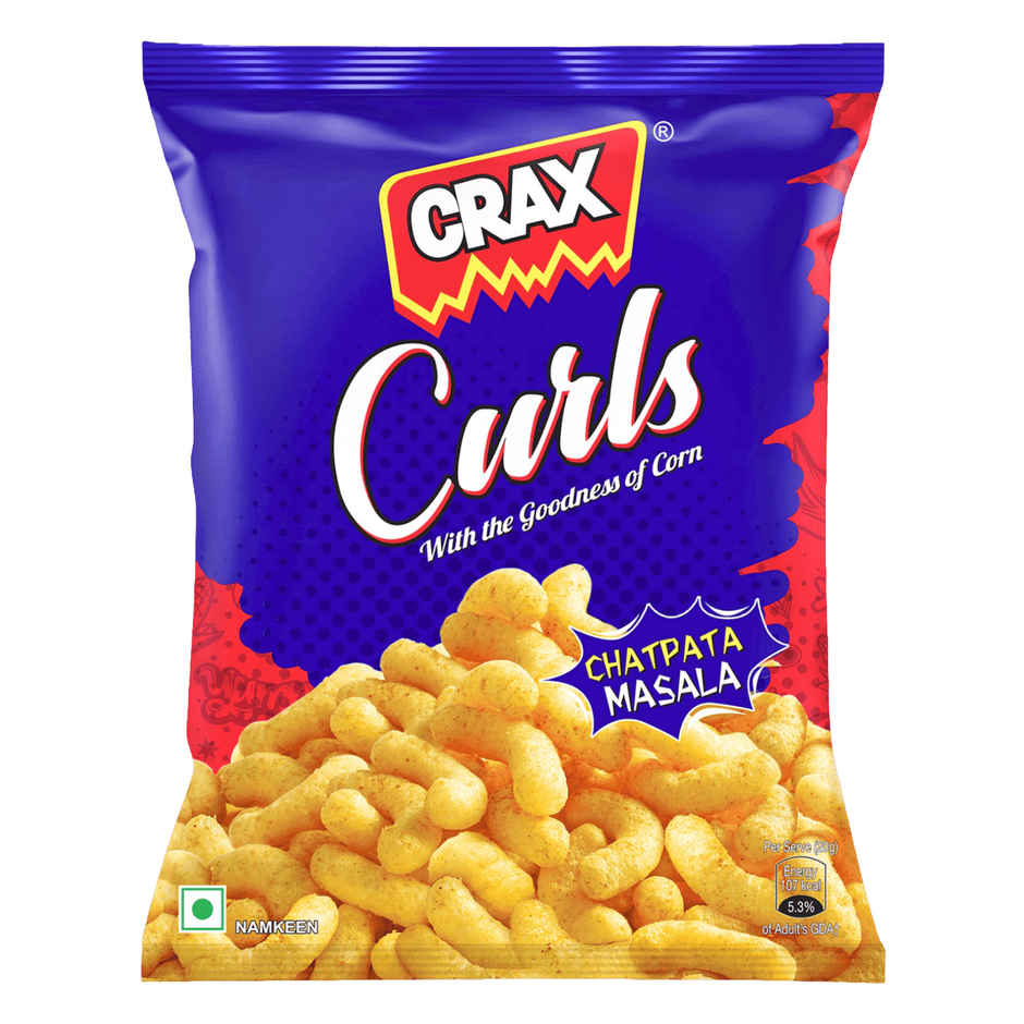 Crax Curls Chatpata Masala Puff Snacks Combo