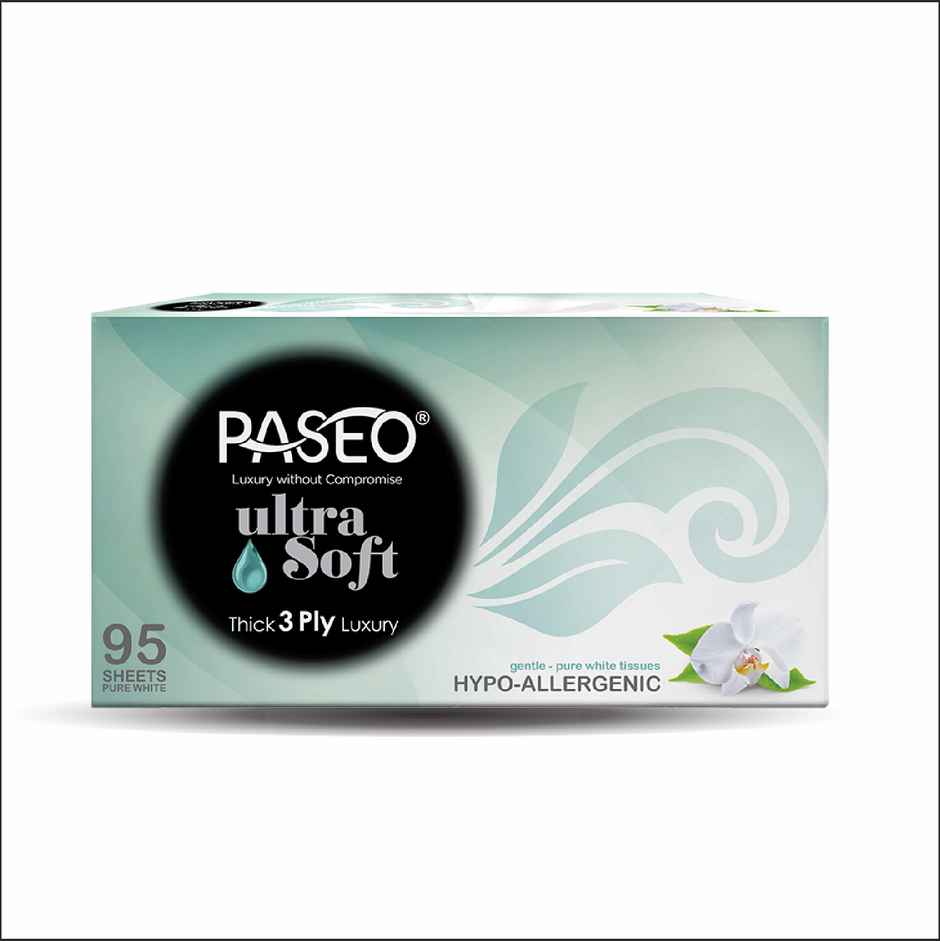 Paseo Facial Tissue XOXO Hypoallergenic 95 Pulls