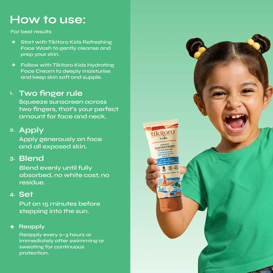 Tikitoro Kids Mineral Sunscreen