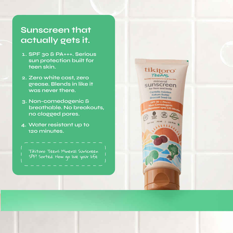Tikitoro Teens Mineral Sunscreen