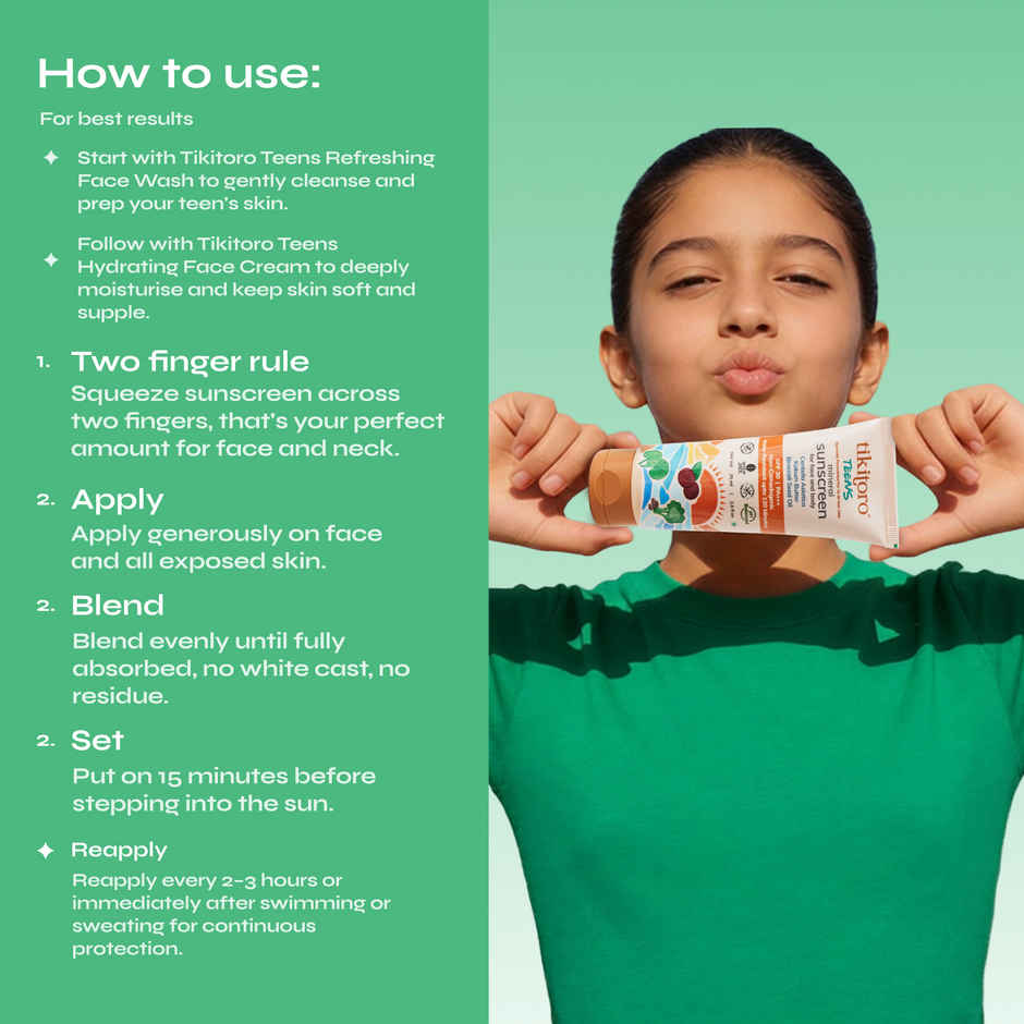 Tikitoro Teens Mineral Sunscreen