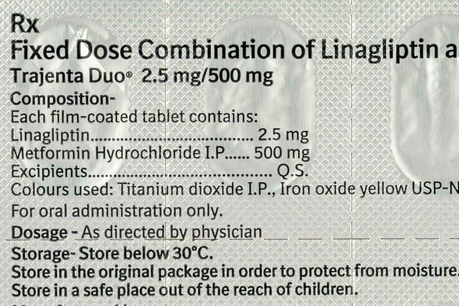 Trajenta Duo 2.5mg/500mg Tablet
