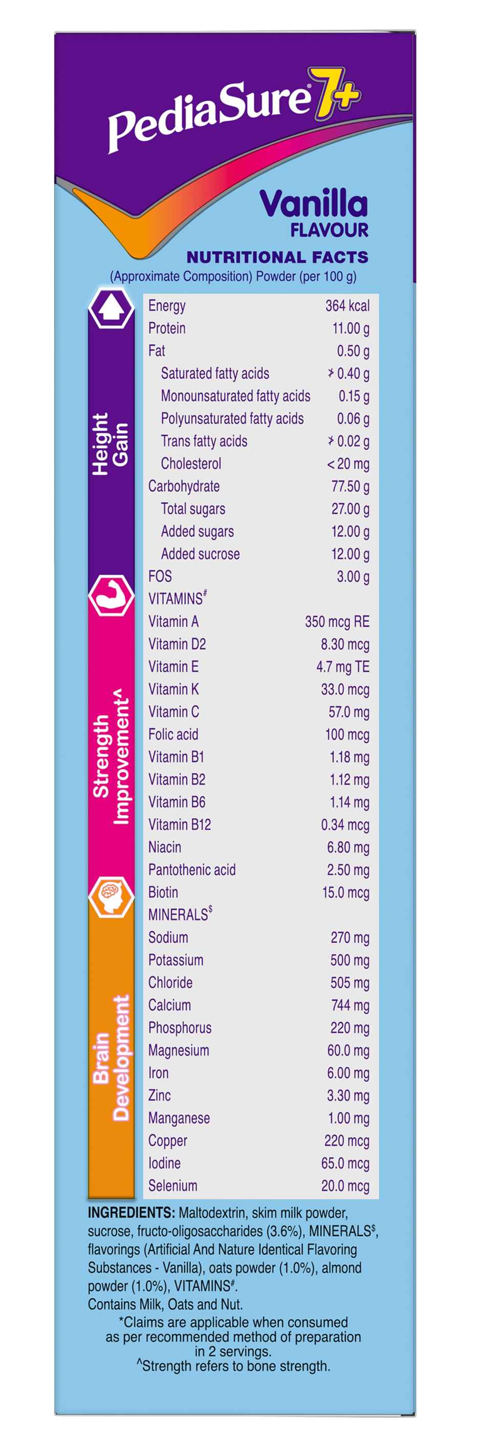 PediaSure Vanilla Drink Mix | For 7+ years Kids
