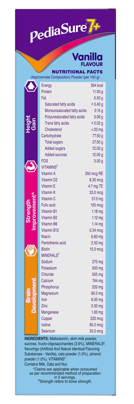 PediaSure Vanilla Drink Mix | For 7+ years Kids