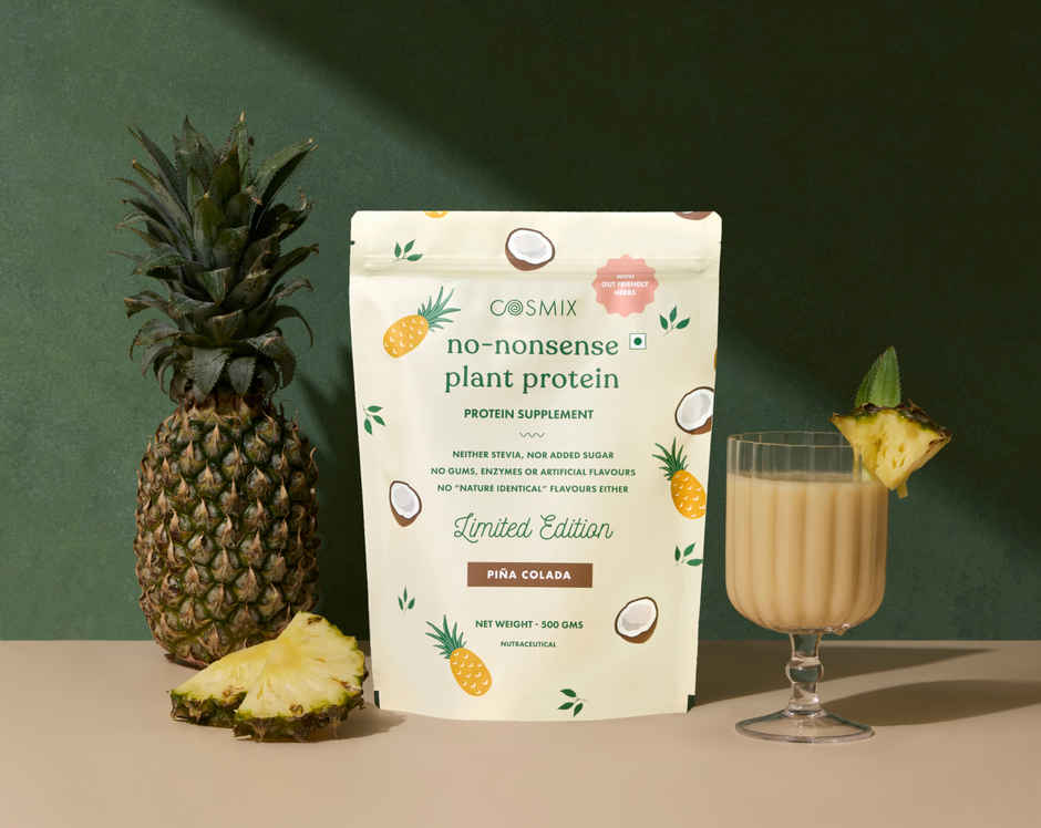 Cosmix No-Nonsense Plant Protein Pina Colada, 23g Protein