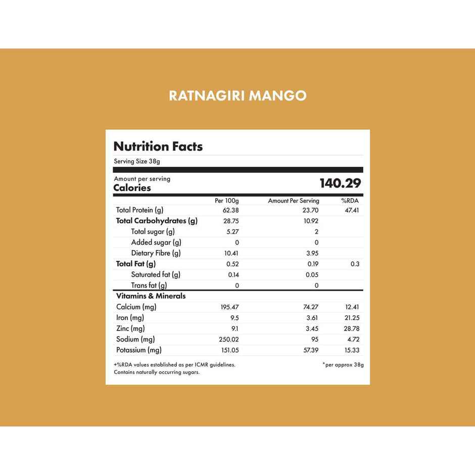 Cosmix No-Nonsense Plant Protein Ratnagiri Mango, 23g Protein