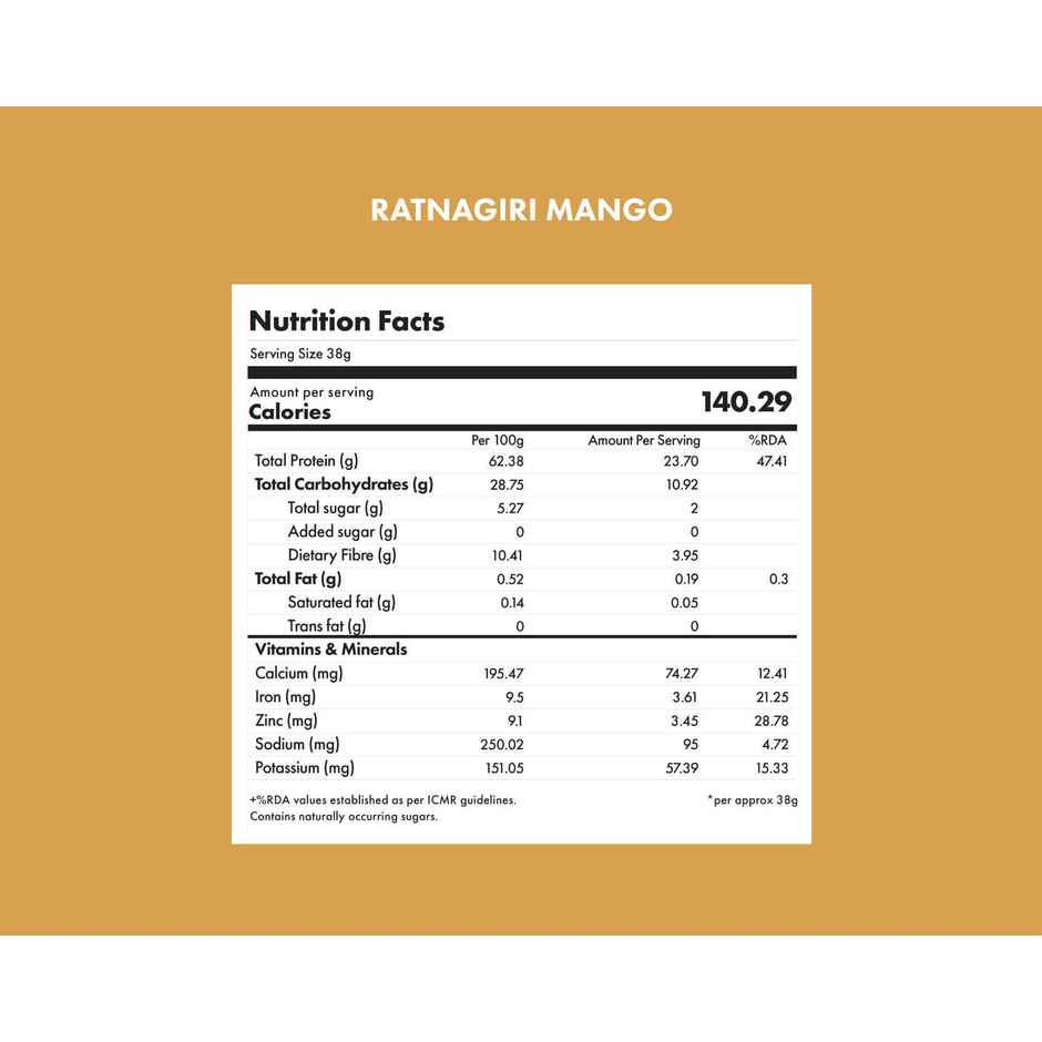 Cosmix No-Nonsense Plant Protein Ratnagiri Mango, 23g Protein