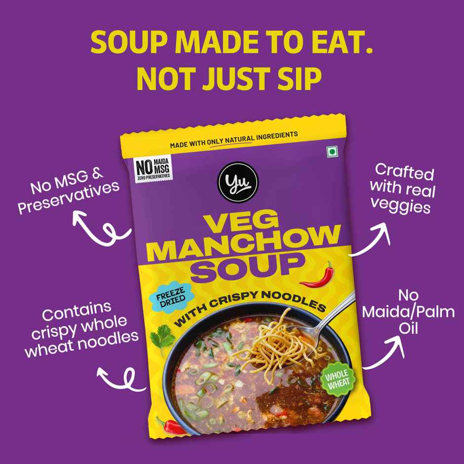 Yu Manchow Soup with Crispy Noodles | Whole Wheat