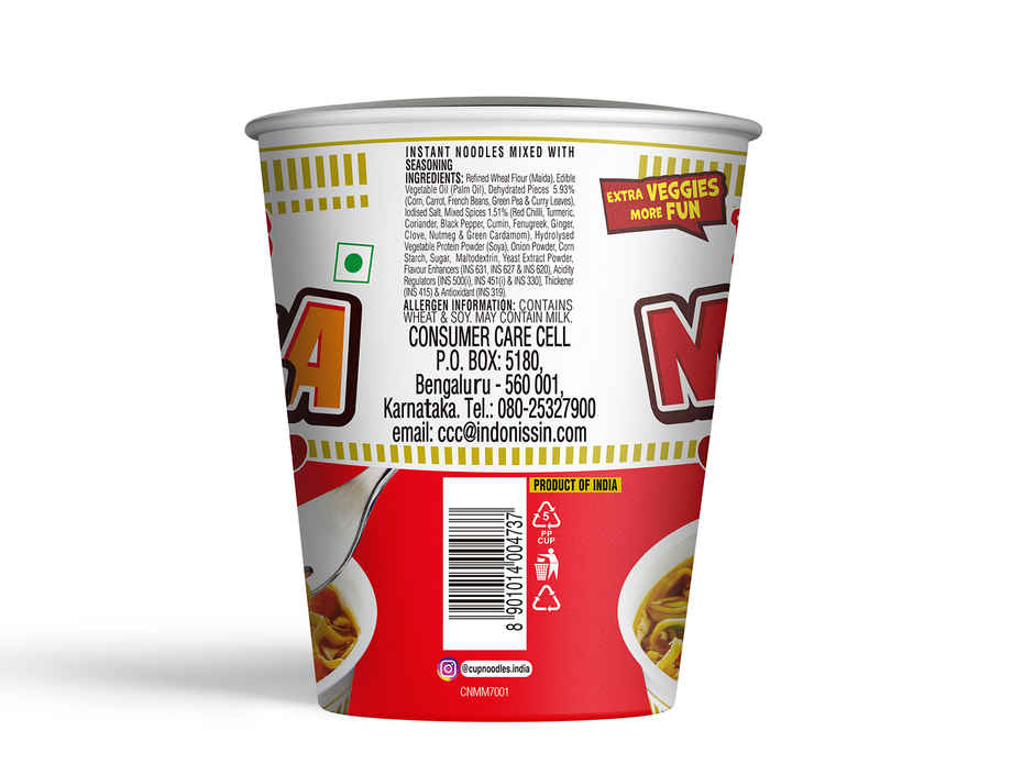 Nissin Cup Mazedaar Masala(70gms) & Indo Nissin Pokemon Ramen Fun Masala | Flavorful Instant Noodles(45gms) Combo