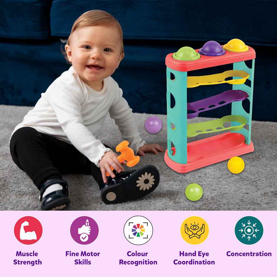 Little Berry Hammer Ball Game Set For Kids - Baby & Toddlers Toys - Activity Toy - Lb72