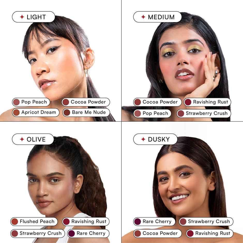 Gush Serum Squishy Liquid Blush | Dewy & Radiant Finish | Easy To Blend & Long Lasting | Ravishing Rust | Brick Rose