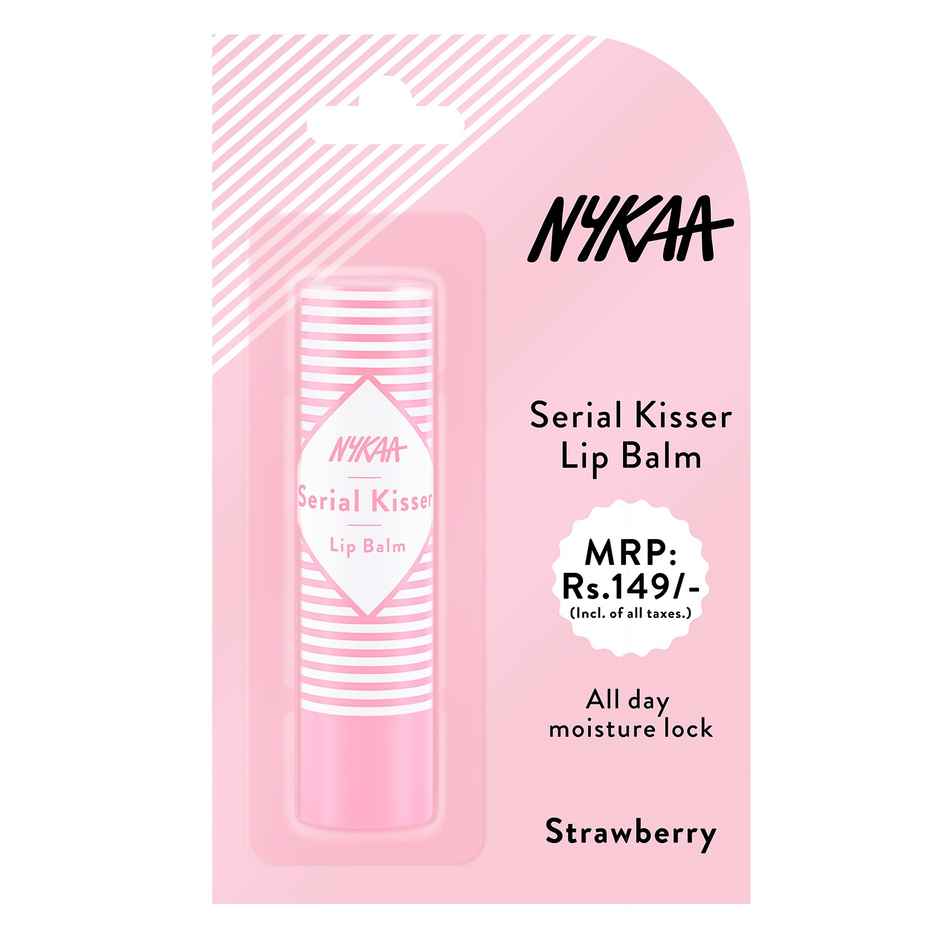 Nykaa Serial Kisser Lip Balm Strawberry