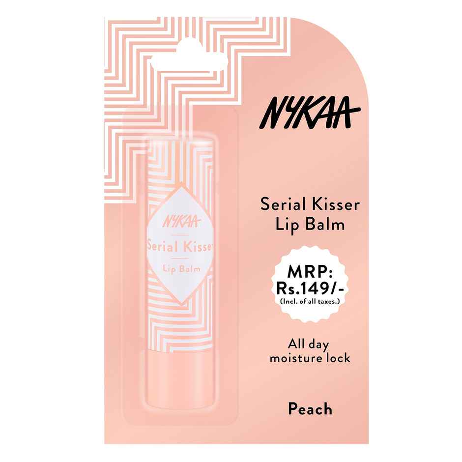 Nykaa Serial Kisser Lip Balm - Peach