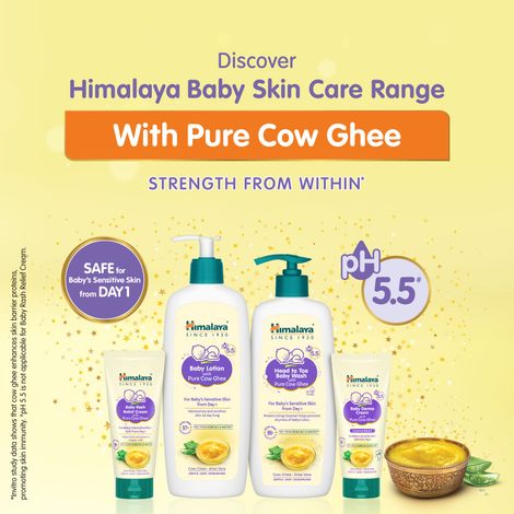 Himalaya Head To Toe Baby Wash With Pure Cow Ghee & Ph 5.5