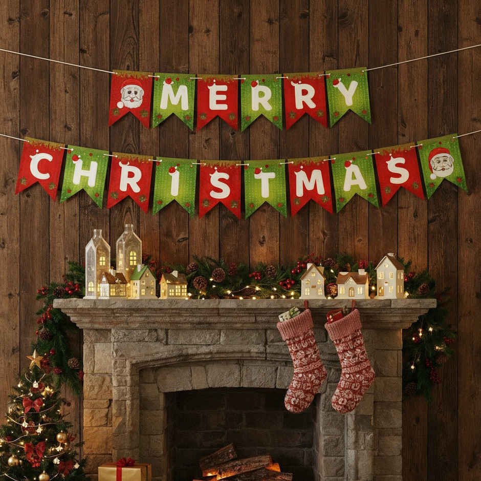 Merry Christmas Santa Banner | Christmas Decoration | Party Needs | Propcon