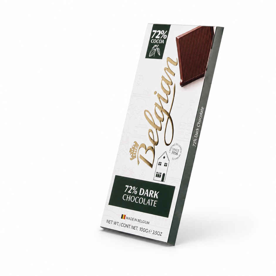 The Belgian Bar Dark Chocolate 72%