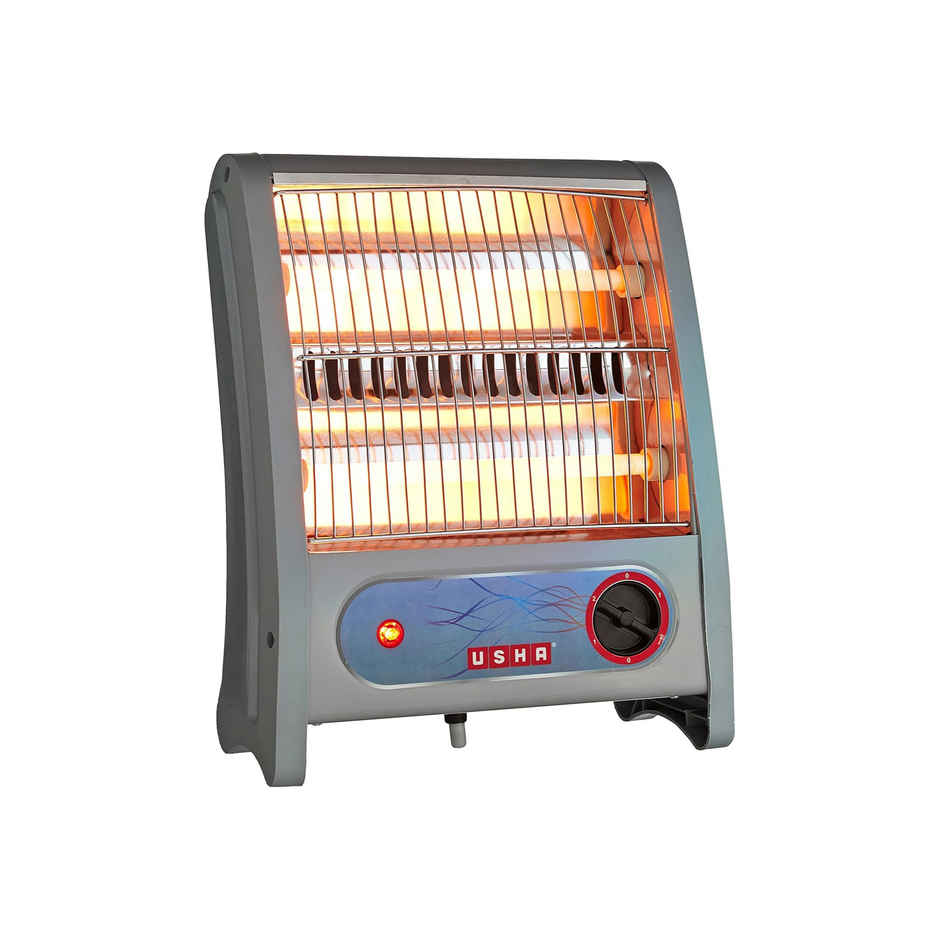 Usha Usha Quartz Room Heater | 800W | Dual Quartz Tube Heating Element | Sleek Design | Qh3002