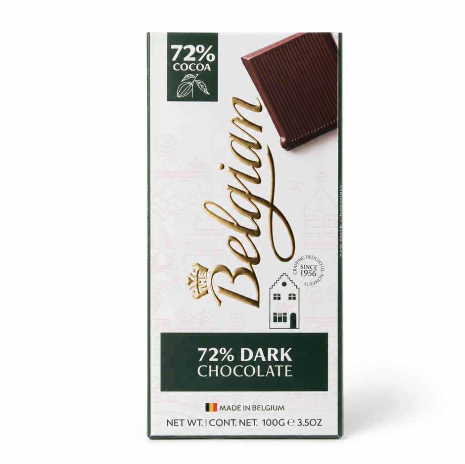 The Belgian Bar Dark Chocolate 72%