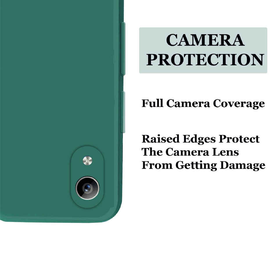 Artistque Case for Vivo Y91i Back Cover - Plain Liquid Silicone Cover