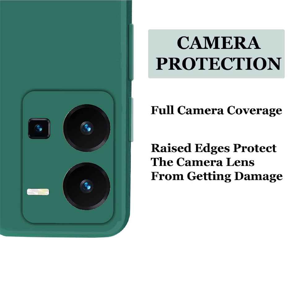 Artistque Case for Vivo Y35 Back Cover - Plain Liquid Silicone Cover