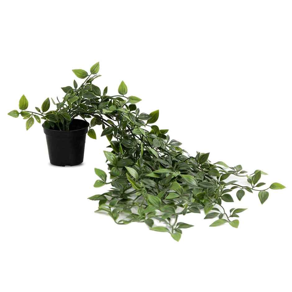 Kuber Industries Artificial Plant with Pot | Indoor Fake Plant | Green