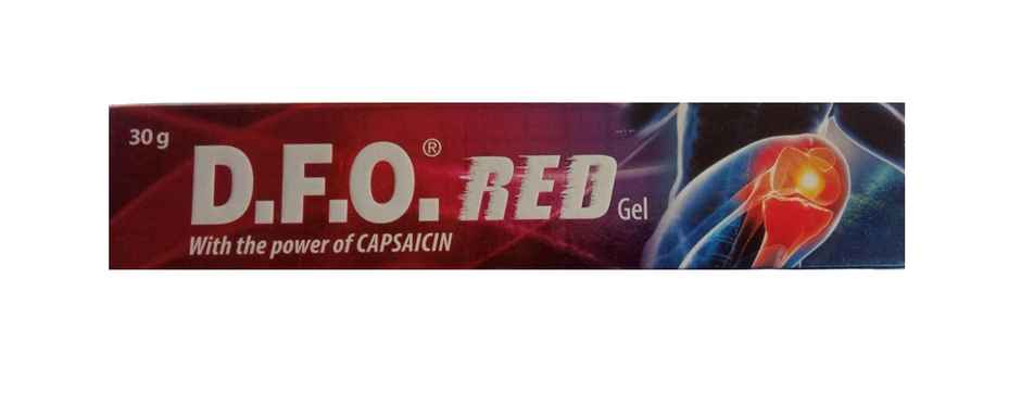 D.F.O. Red Pain Relief Gel with Capsaicin