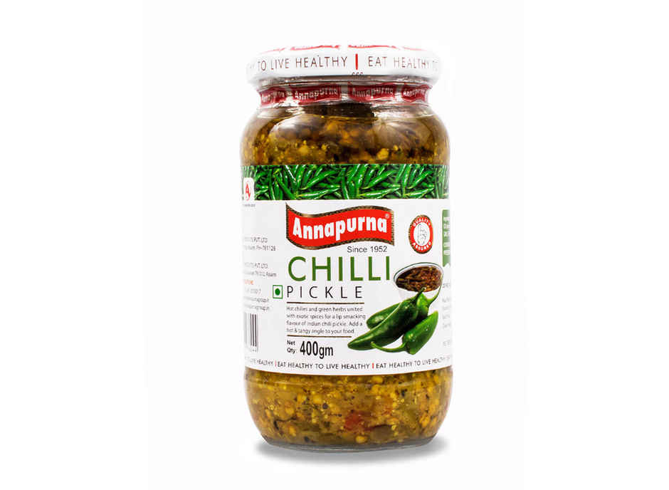 Annapurna Green Chilli Pickle