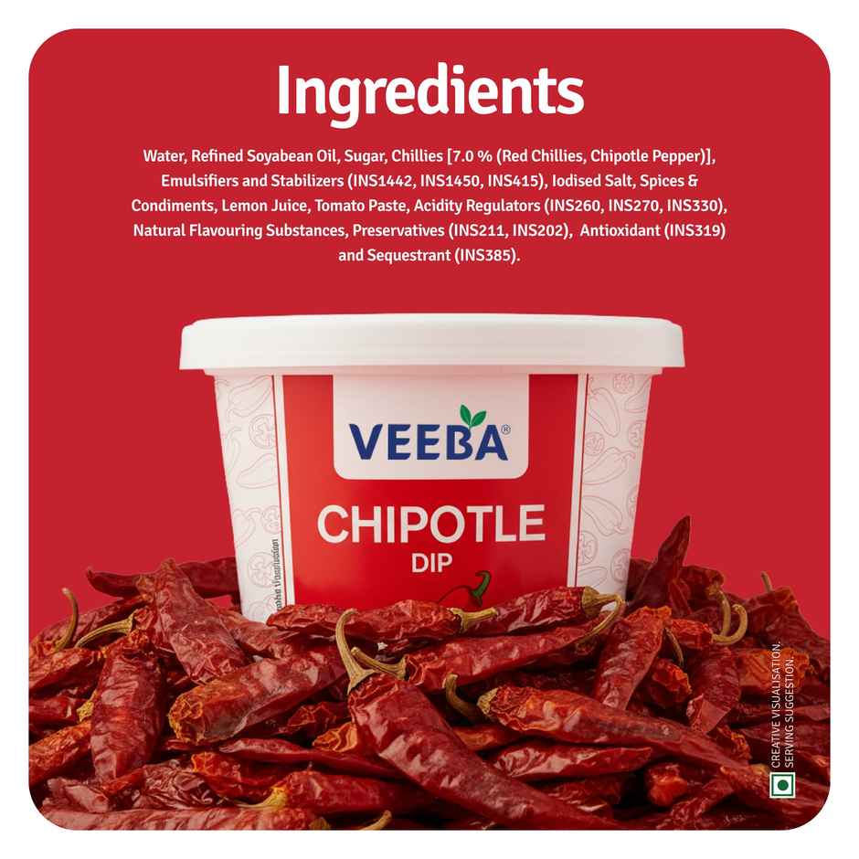 Veeba Chipotle Dip I Smoky, Spicy & Creamy
