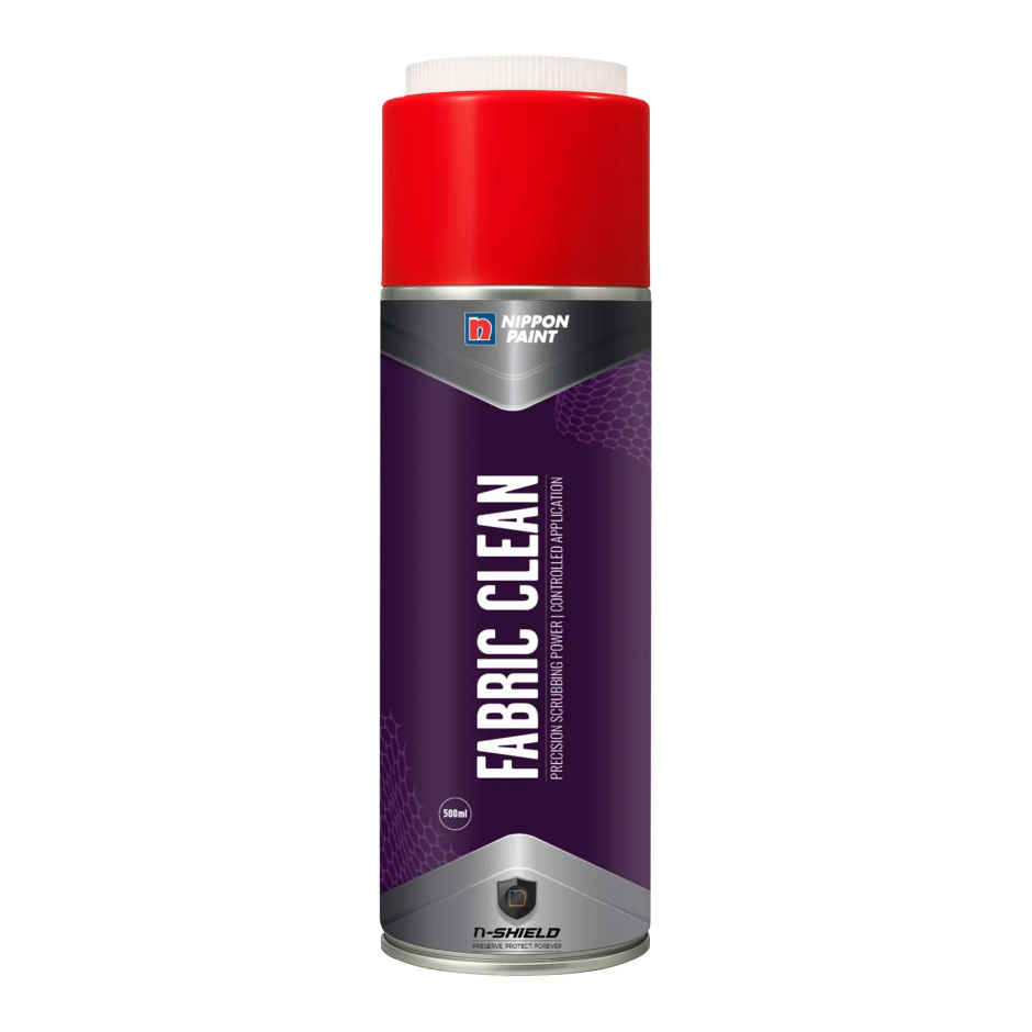 Nippon Paint n-Shield Fabric Cleaner Foam Spray | Deep Cleaning for Car Seats, Carpets etc