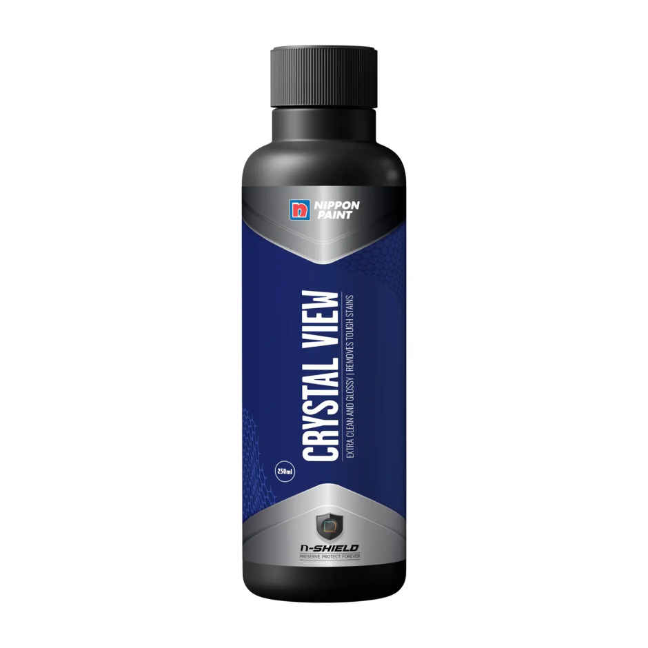 Nippon Paint n Shield Glass Cleaner Spray | Hydrophobic Action Repels Water and Dust