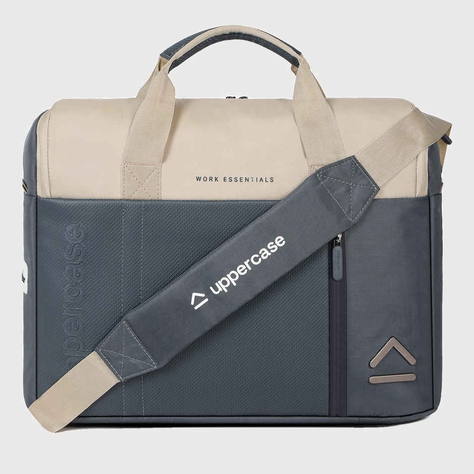 Uppercase Unisex Polyester 15 L Top Handle Messenger Bag | Steel Blue