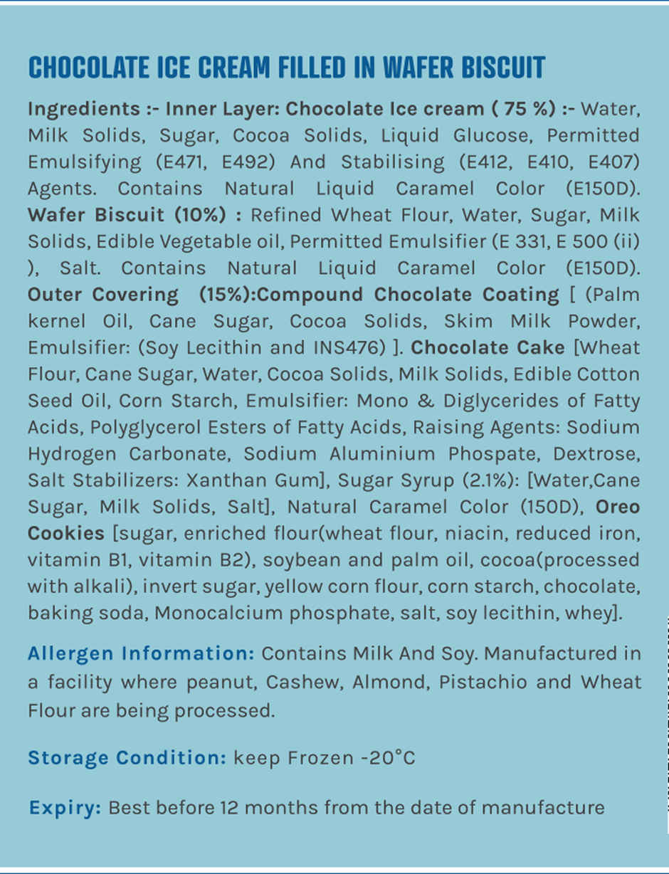 Vola Choco Taco Ice Cream (Single Piece)