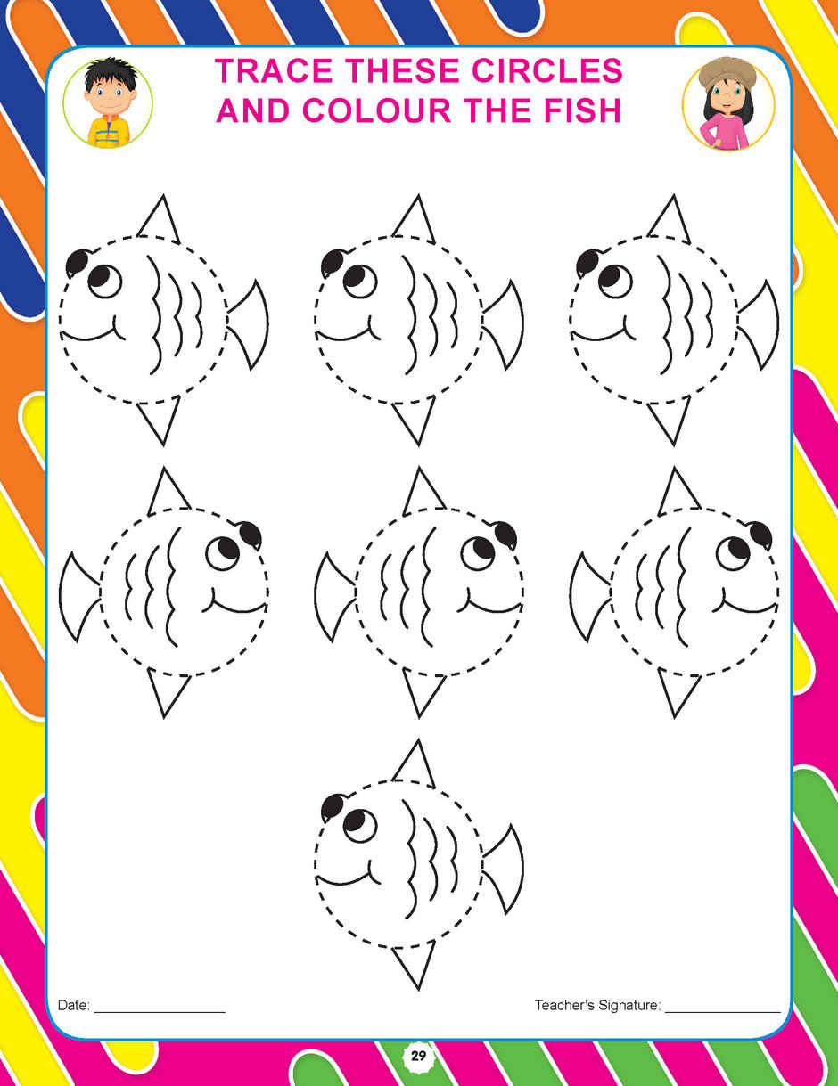 Dreamland Nursery Pattern Writing Book for Kids