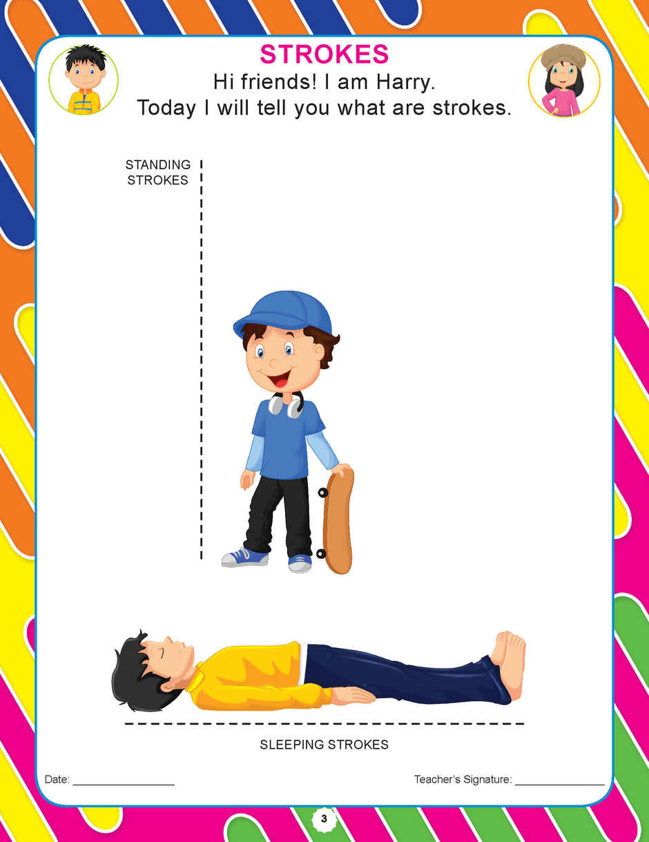 Dreamland Nursery Pattern Writing Book for Kids