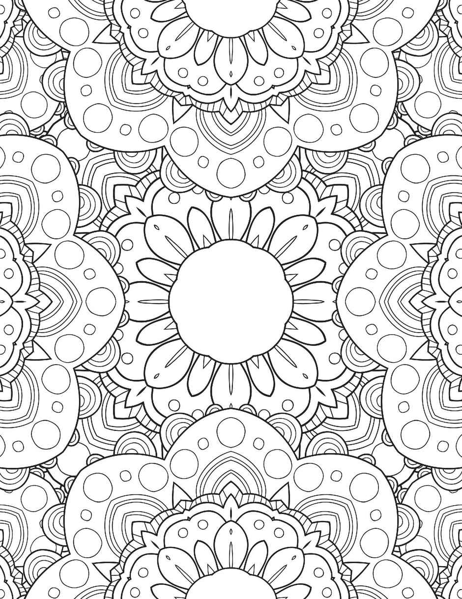 Dreamland Flowers Adult Colouring Book