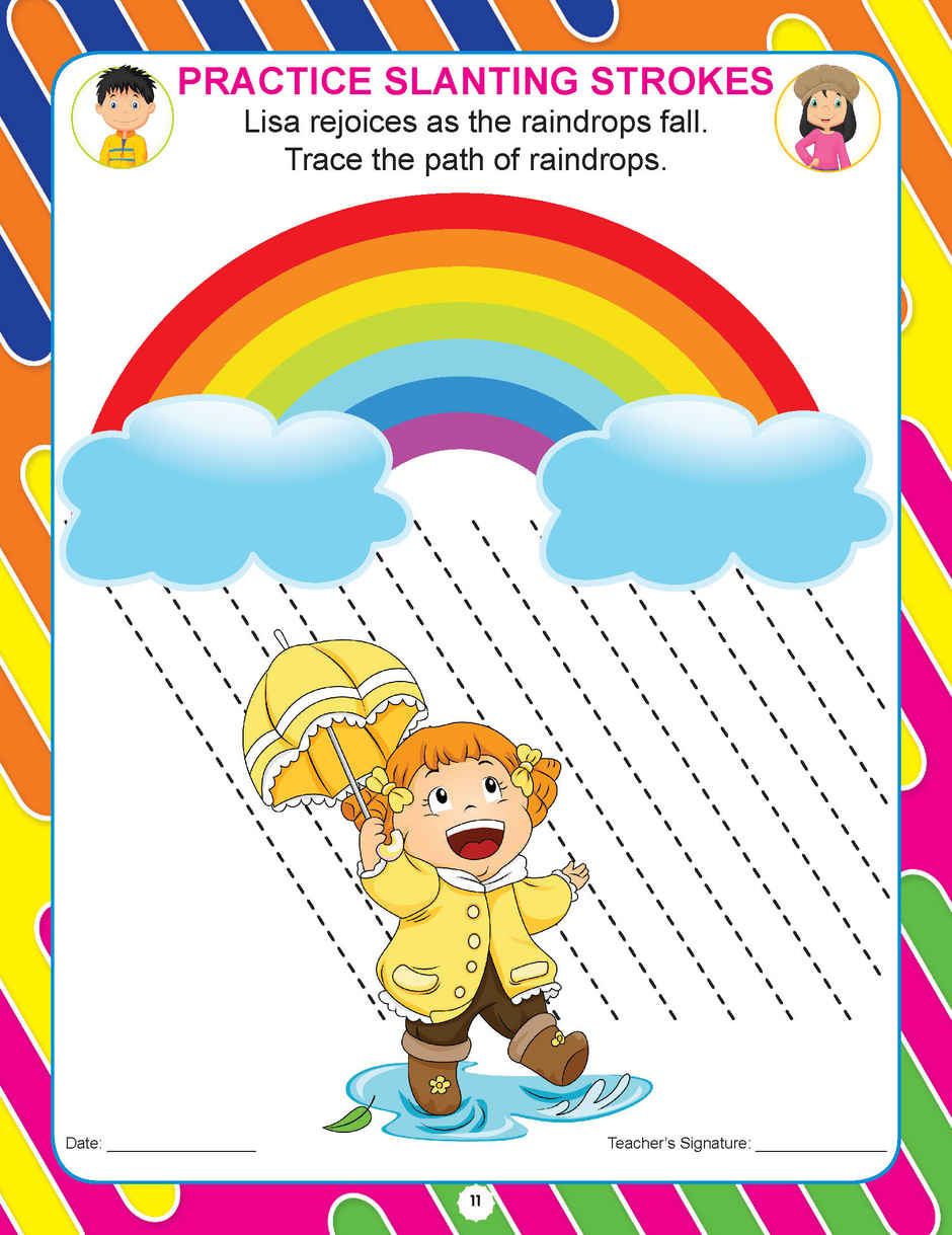 Dreamland Nursery Pattern Writing Book for Kids