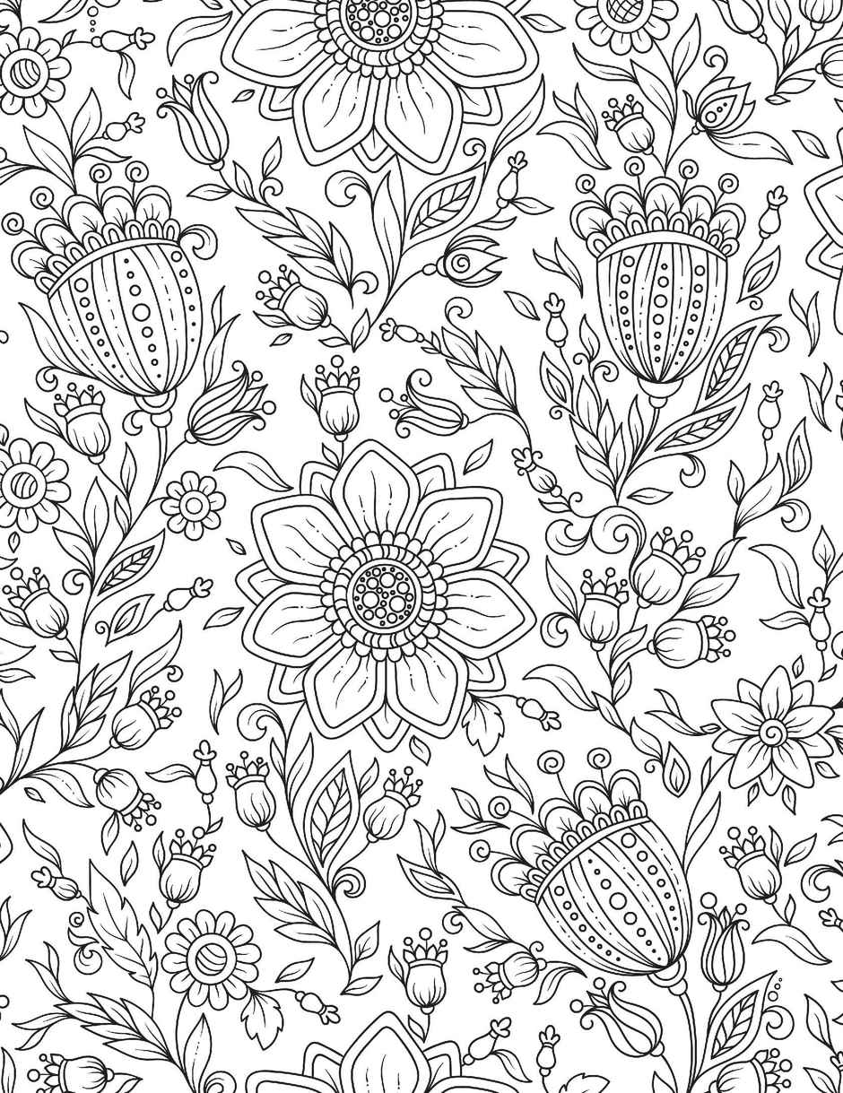 Dreamland Nature Adult Colouring Book