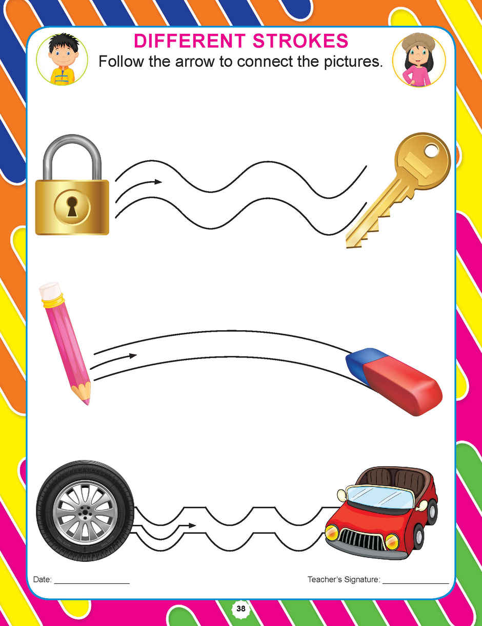 Dreamland Nursery Pattern Writing Book for Kids