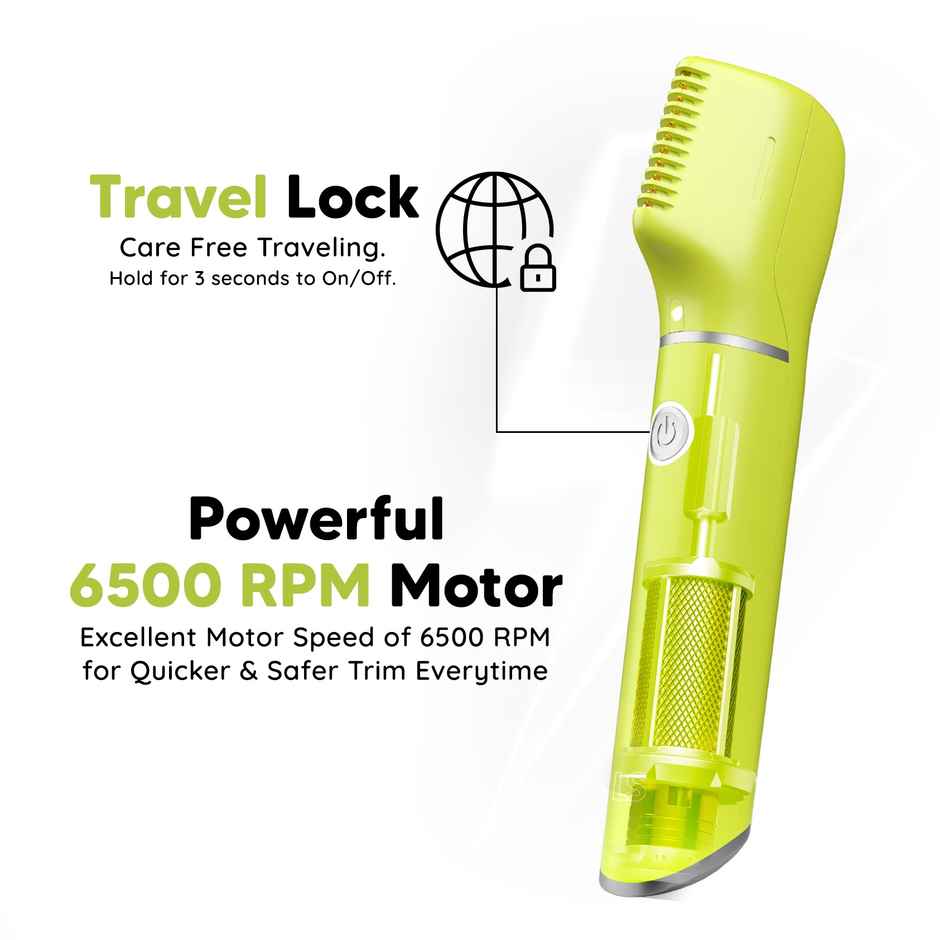 LetsShave Private Part Trimmer for Men | Waterproof and Skin-Safe | 90 Min Runtime