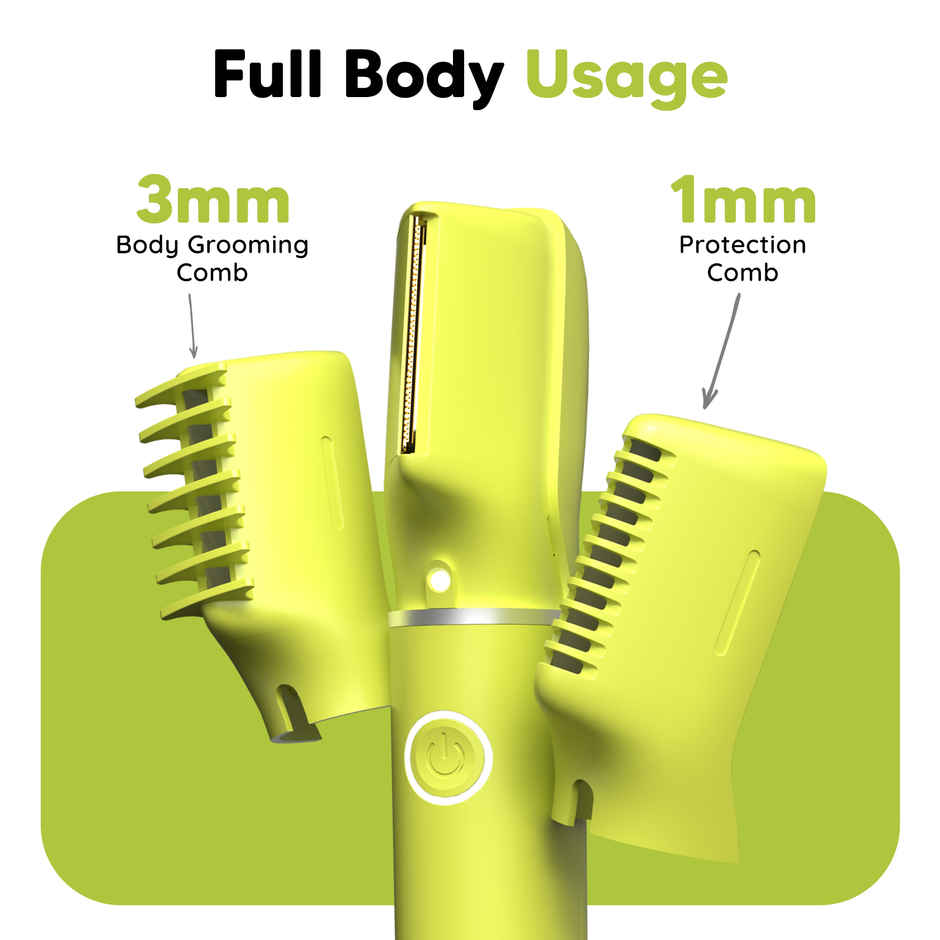 LetsShave Private Part Trimmer for Men | Waterproof and Skin-Safe | 90 Min Runtime