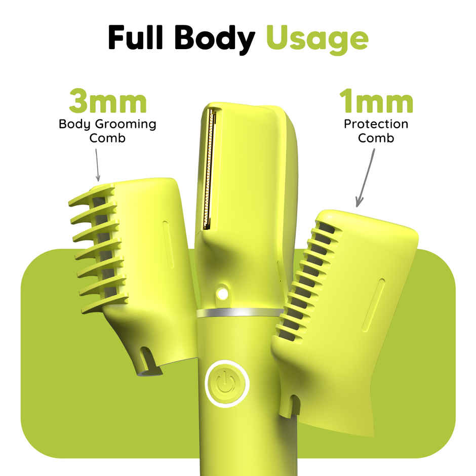 LetsShave Private Part Trimmer for Men | Waterproof and Skin-Safe | 90 Min Runtime