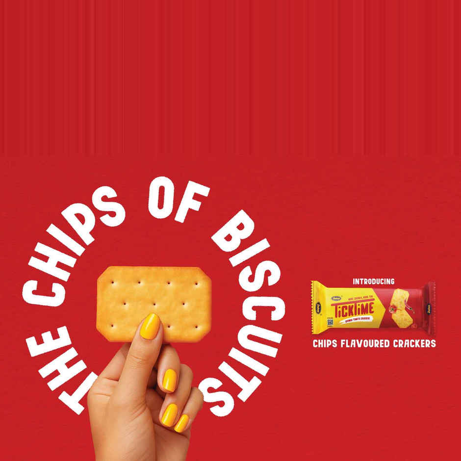 Dukes Ticktime Spanish Tomato Chips Flavoured Cracker Biscuits | Chips of Biscuits
