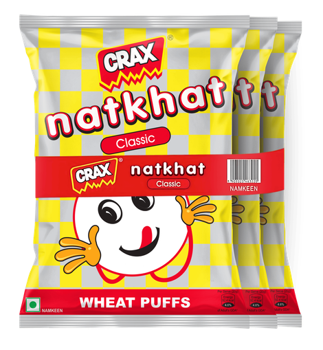Crax Natkhat Classic Wheat Puff Snacks Combo